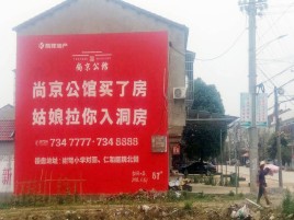 宜城墙体广告在乡镇、农村市场的媒体优势